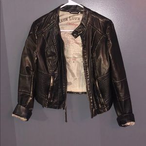 leather jacket